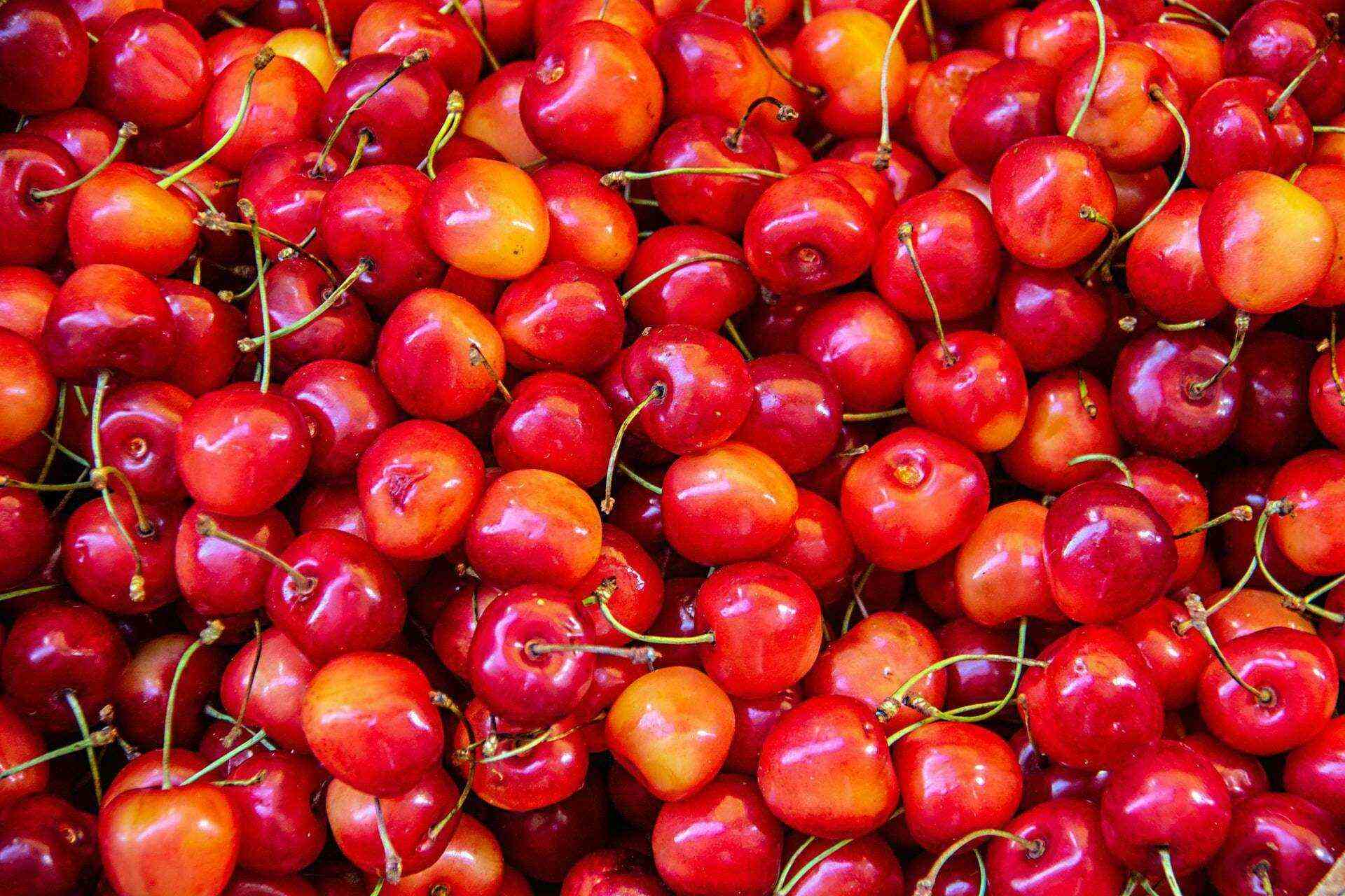 Tart Cherries sour fruit picture via unsplash 
