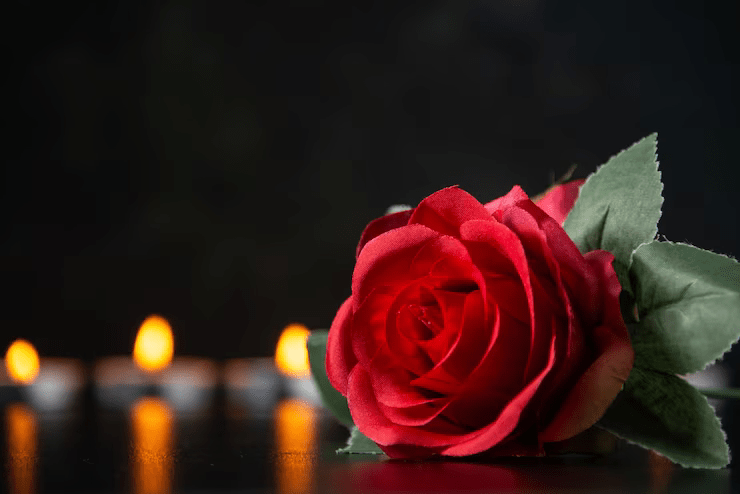 Burning roses meaning