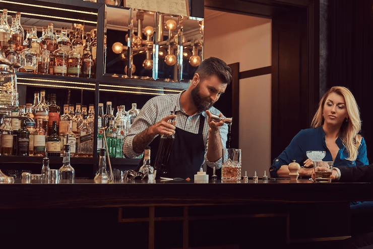 How to know a bartender is interested in you