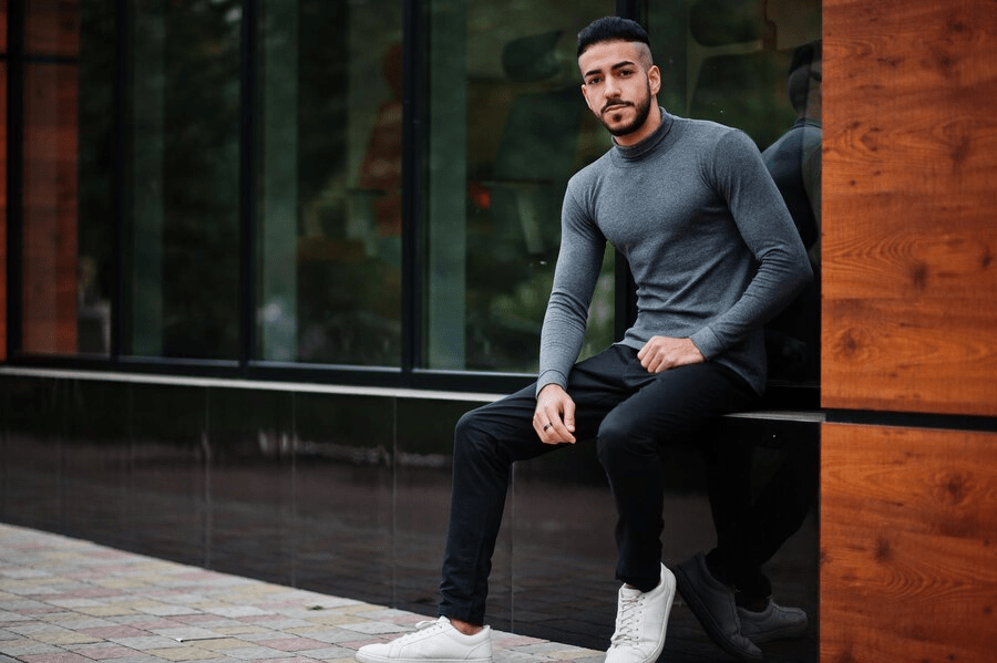 How to Style Turtleneck and Jeans For Men (Casual)
